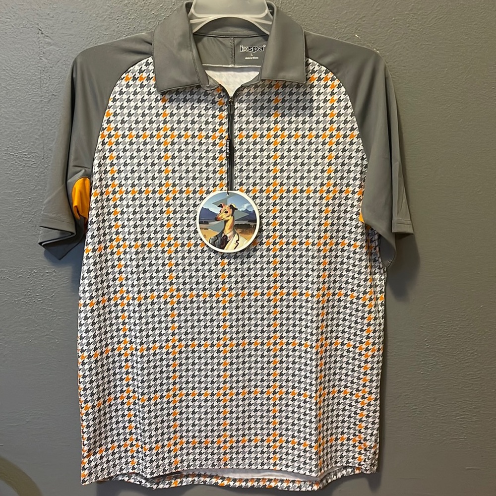 Nwt Ixspa Men's  Hound’s tooth check Size L